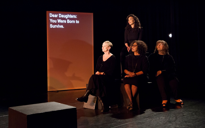 ‘50in50: Letters to Our Daughters’ cast: from left: Terria Joseph, Pauletta Washington, Celestine Rae, and Michele Shay